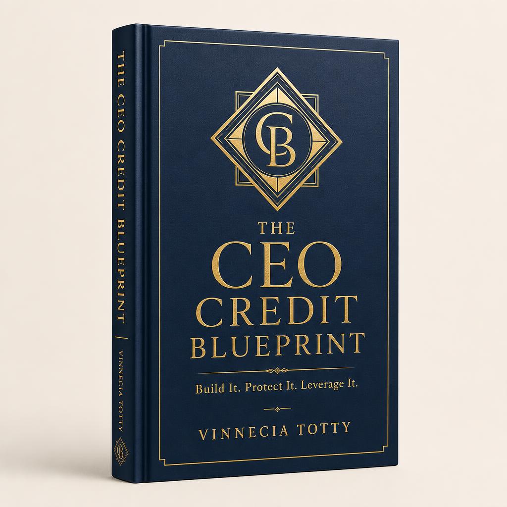 The CEO Credit Blueprint book cover by Vinnecia Totty